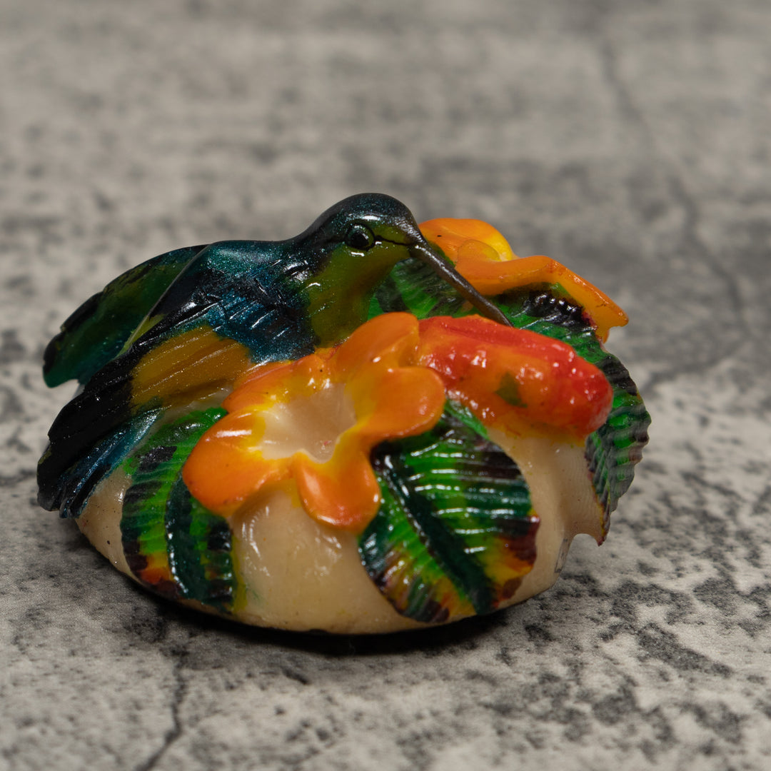 Hummingbird Tagua Carving
