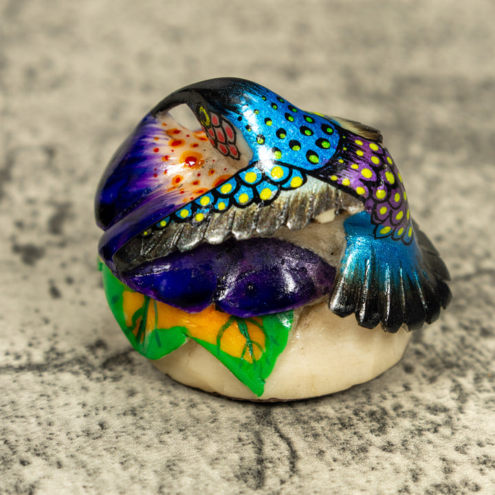 Hummingbird Tagua Carving