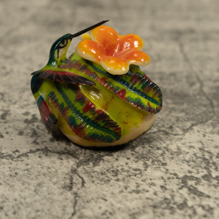Hummingbird Tagua Carving