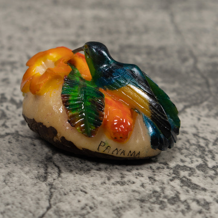 Hummingbird Tagua Carving