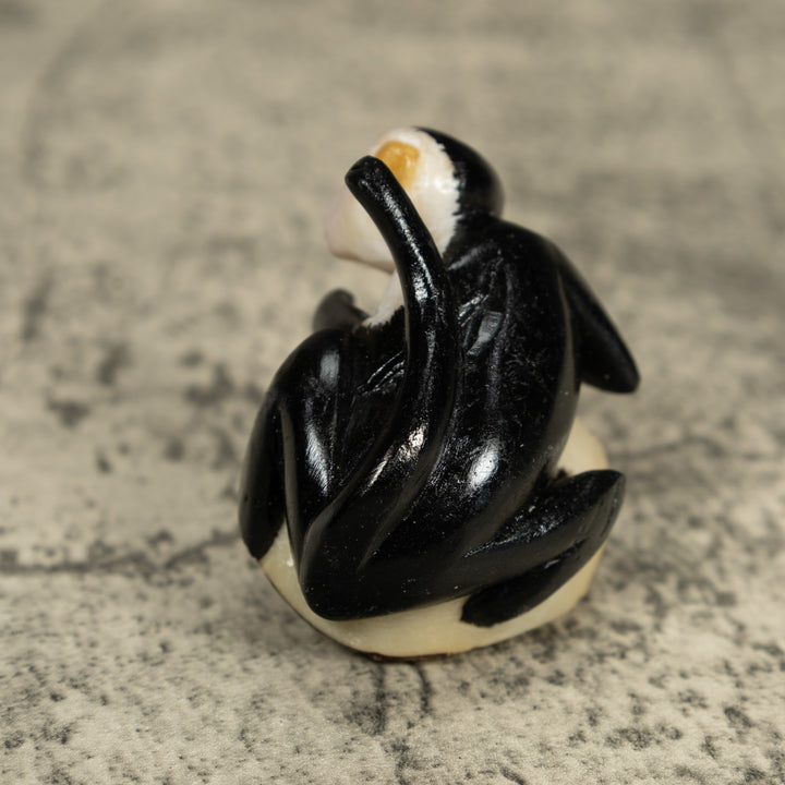 White Face Monkey Tagua Carving