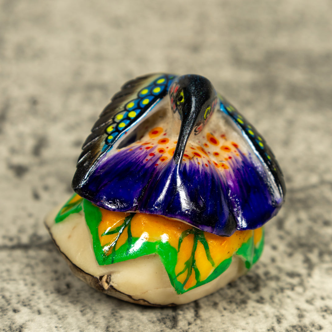 Hummingbird Tagua Carving