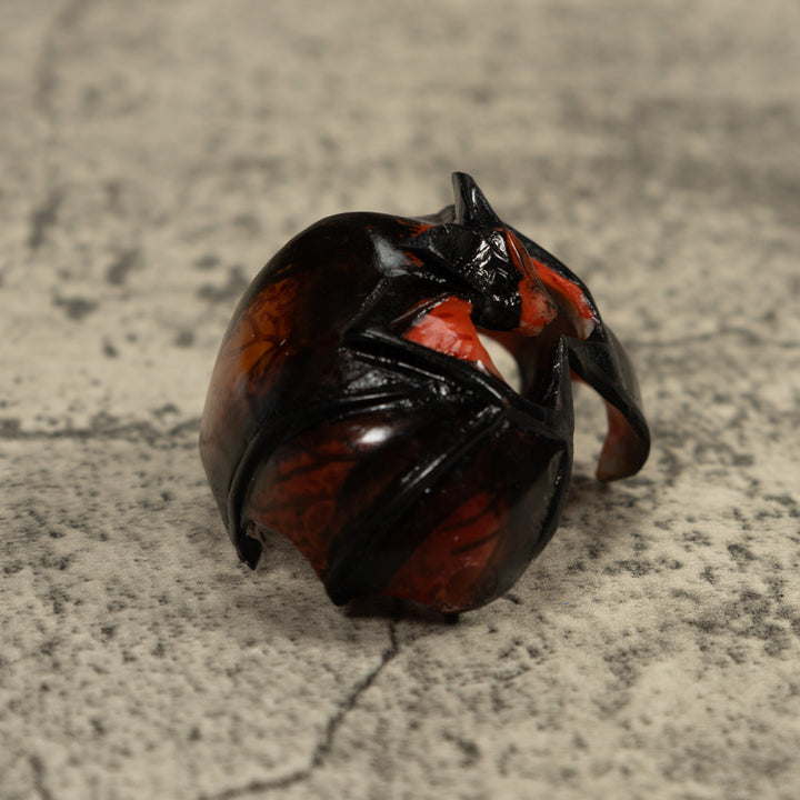 Vampire Bat Bird Tagua Carving