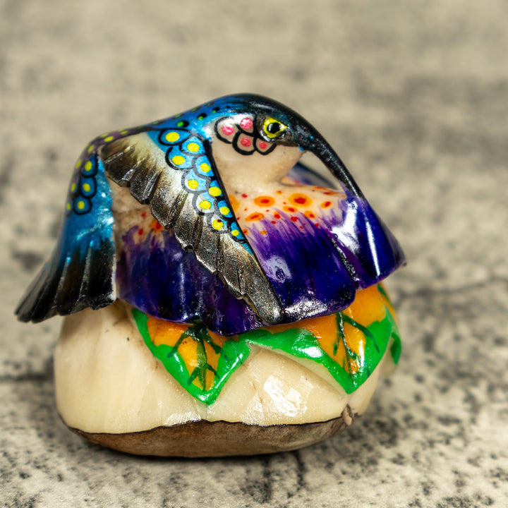 Hummingbird Tagua Carving
