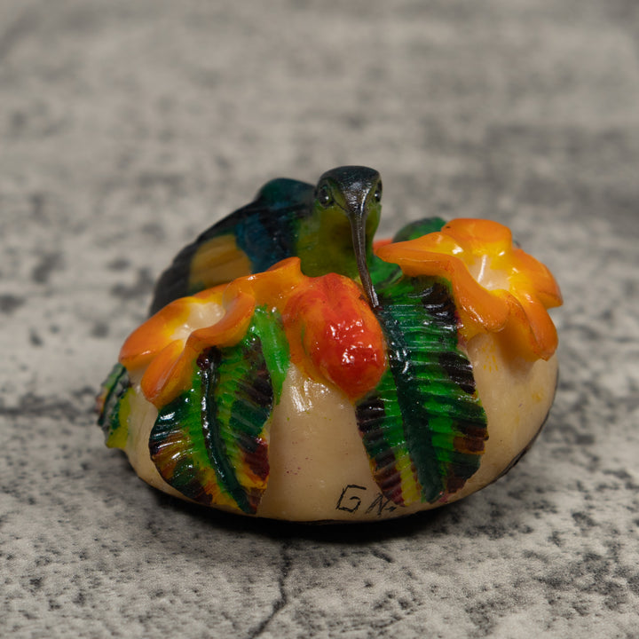 Hummingbird Tagua Carving
