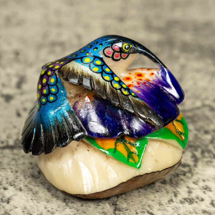 Hummingbird Tagua Carving