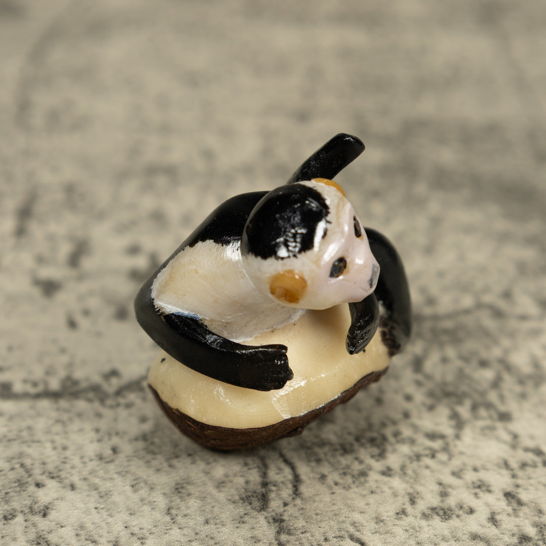 White Face Monkey Tagua Carving