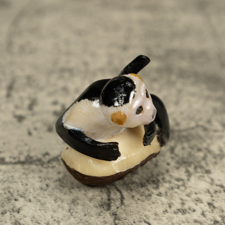White Face Monkey Tagua Carving