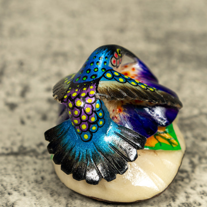 Hummingbird Tagua Carving