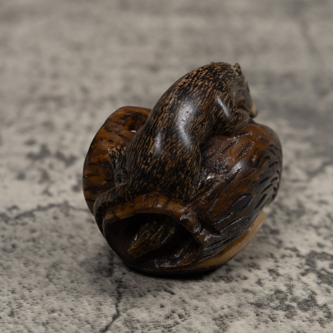 Coatimundi Tagua Carving