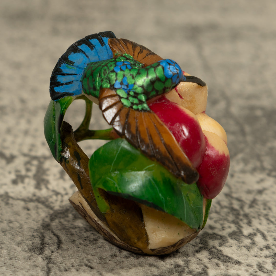 Hummingbird Tagua Carving