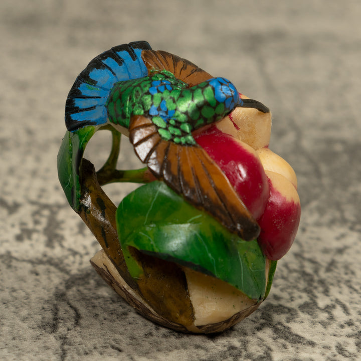 Hummingbird Tagua Carving