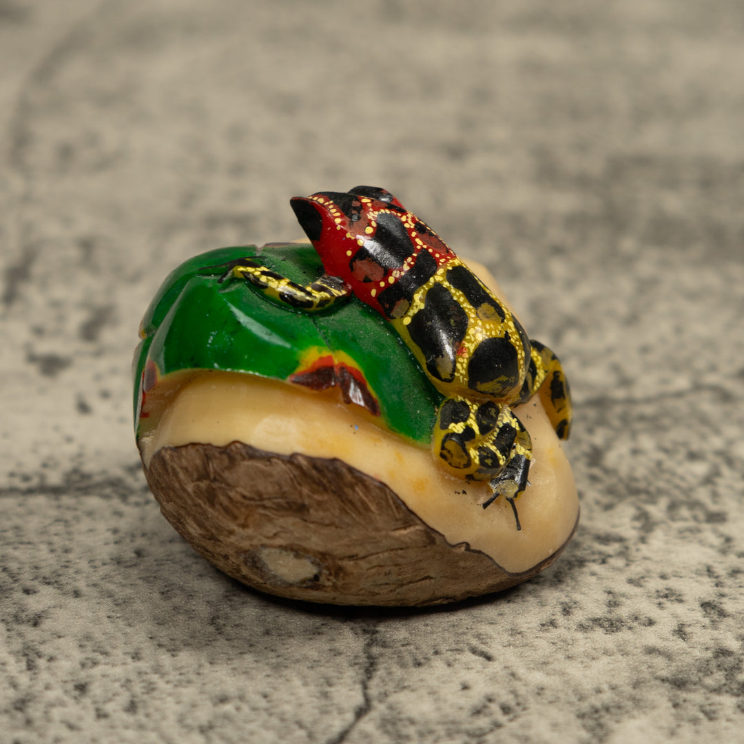 Poison Dart Frog Tagua Carving