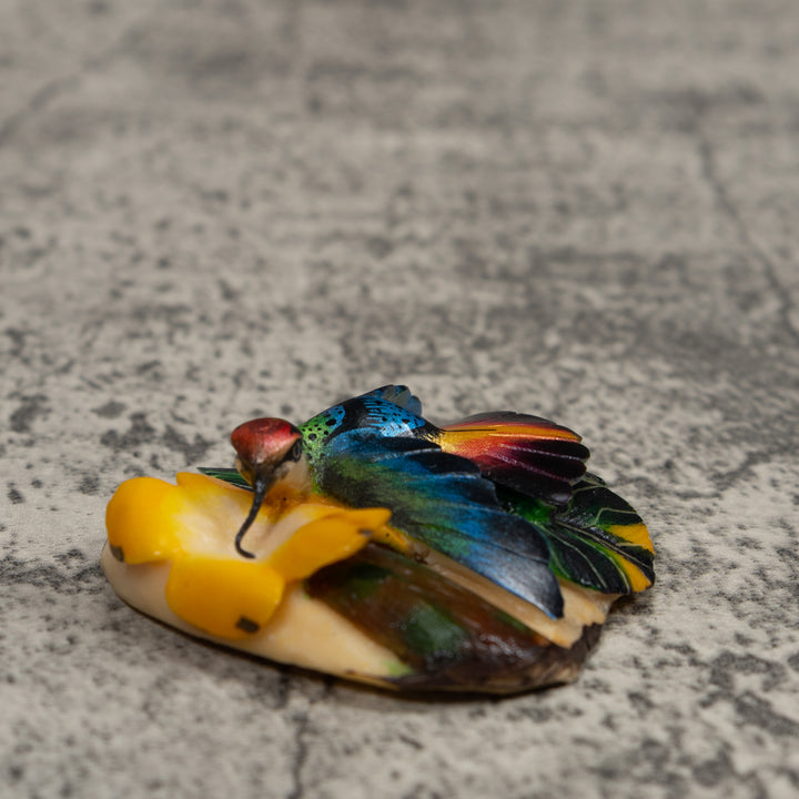 Hummingbird Tagua Carving