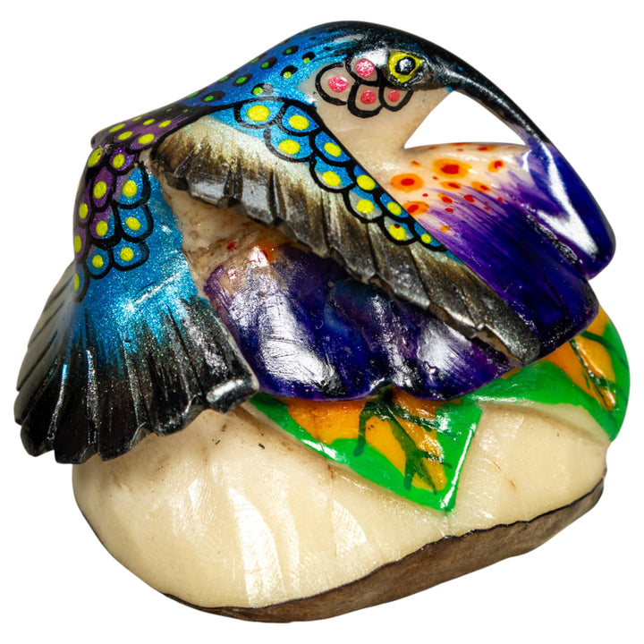 Hummingbird Tagua Carving