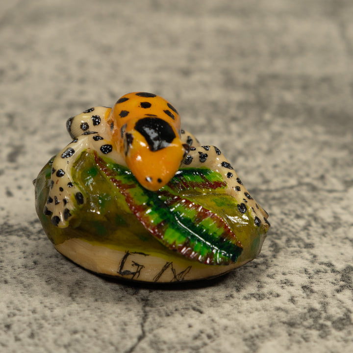 Poison Dart Frog Tagua Carving