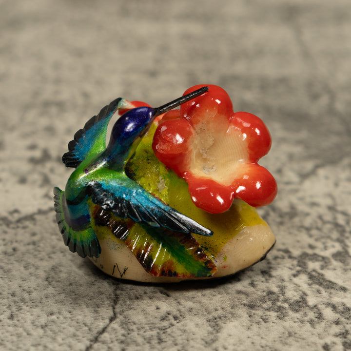 Hummingbird Tagua Carving