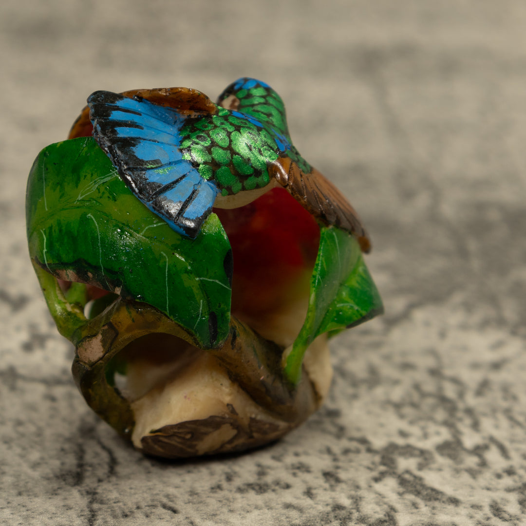 Hummingbird Tagua Carving