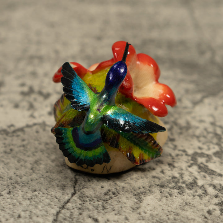 Hummingbird Tagua Carving
