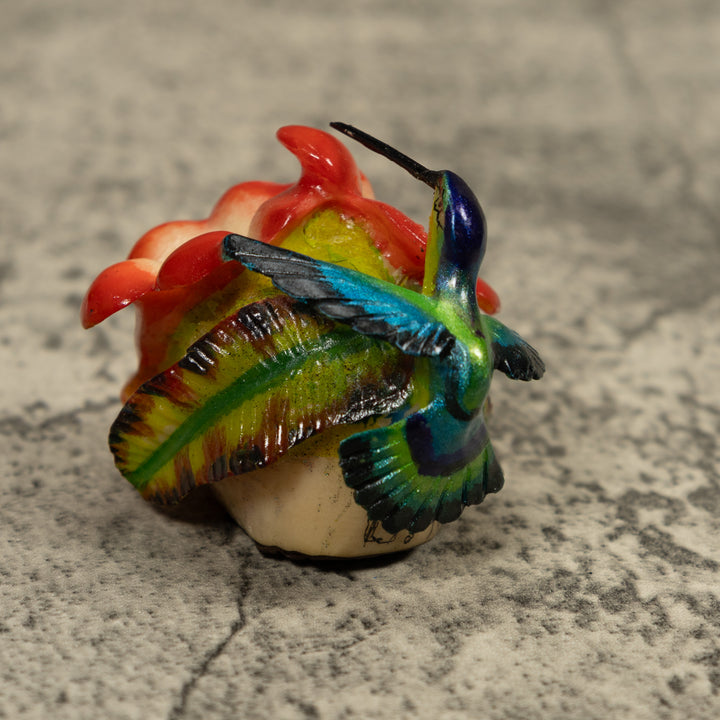 Hummingbird Tagua Carving