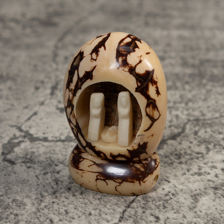 Christmas Creche Tagua Carving