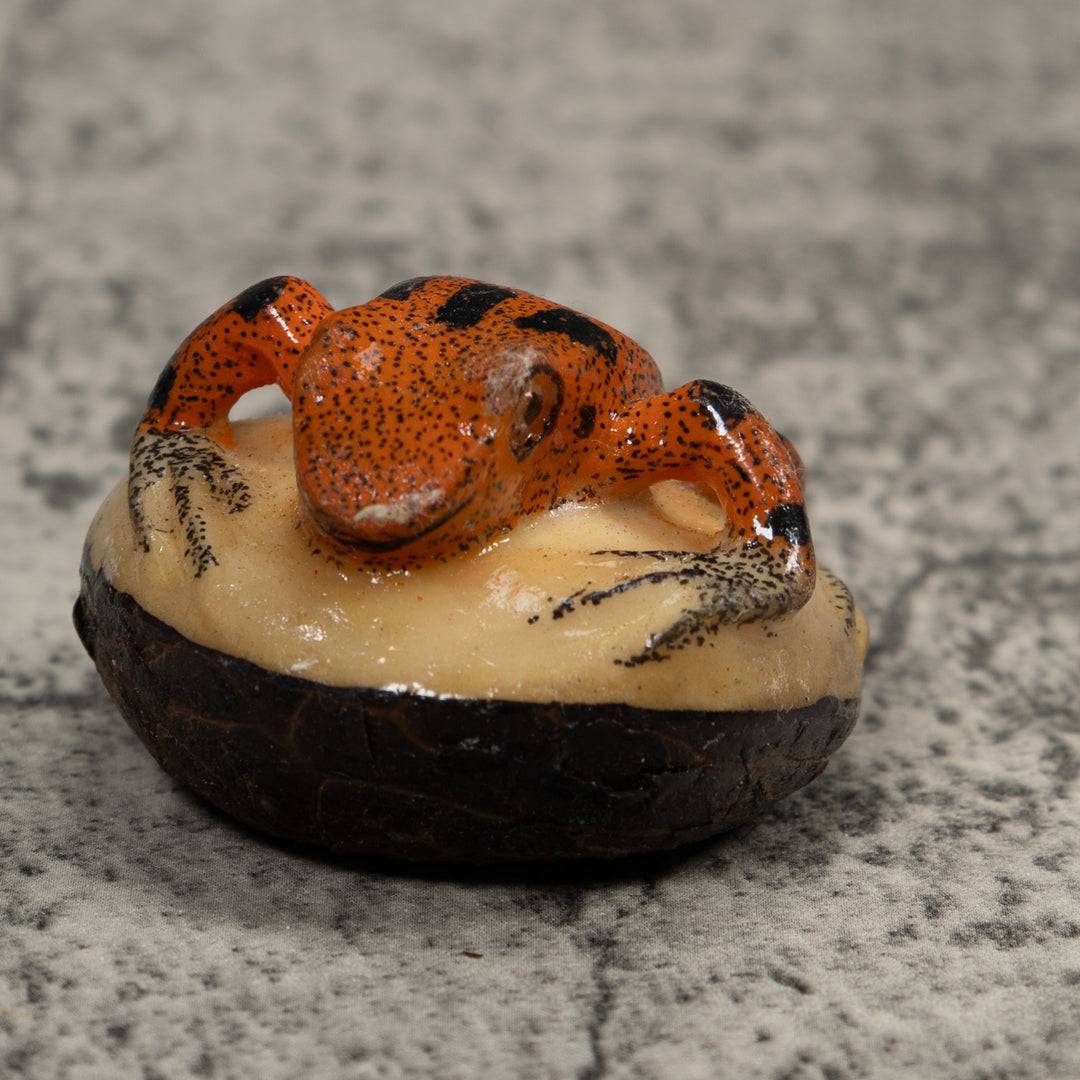 Vintage Poison Dart Frog Tagua Carving