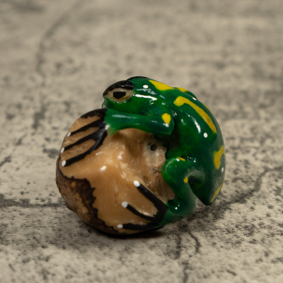 Poison Dart Frog Tagua Carving