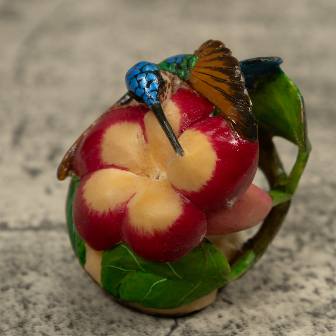 Hummingbird Tagua Carving