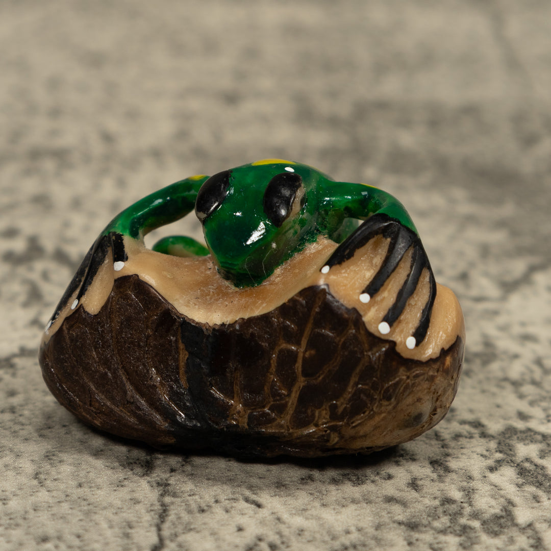 Poison Dart Frog Tagua Carving