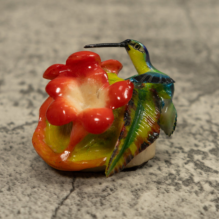 Hummingbird Tagua Carving