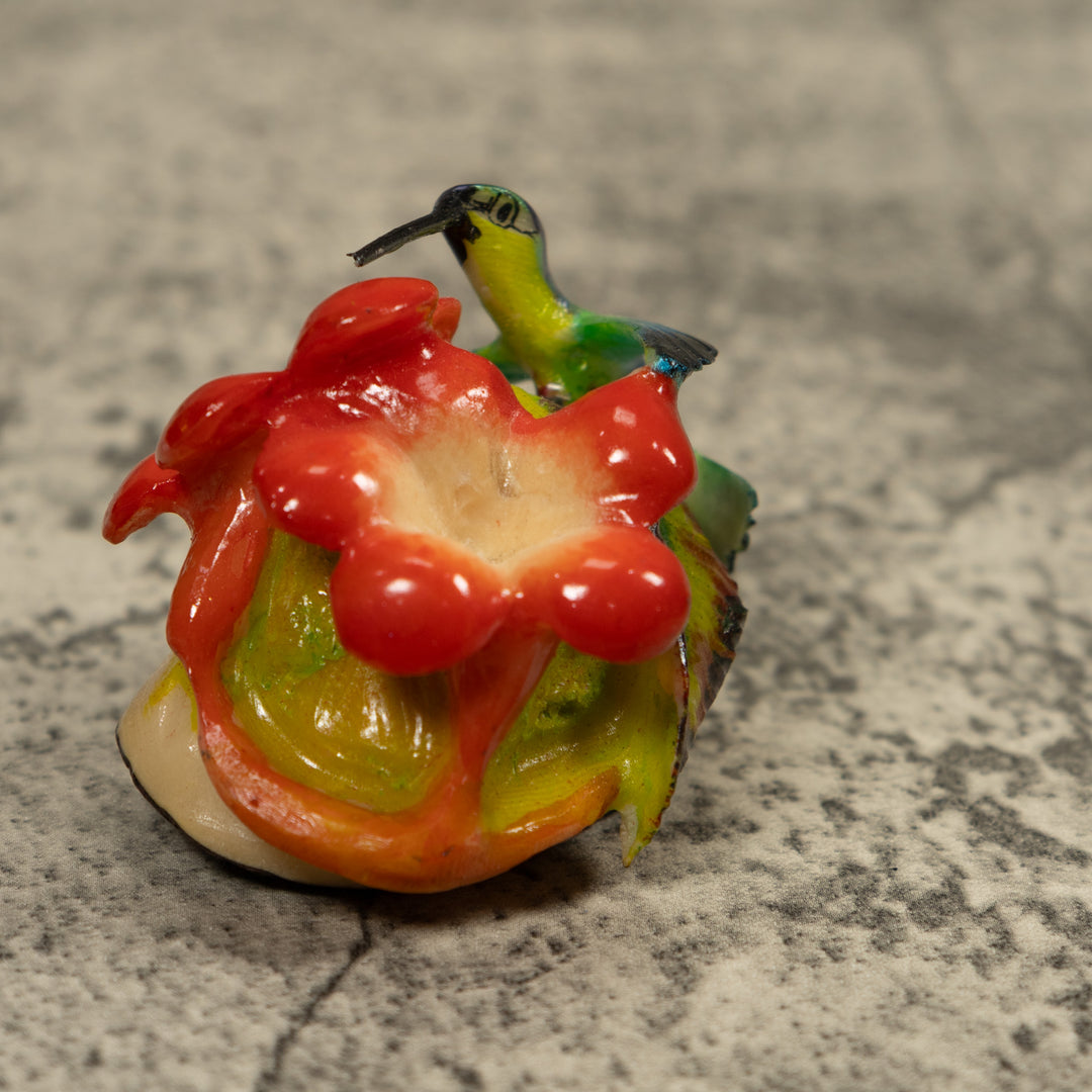 Hummingbird Tagua Carving