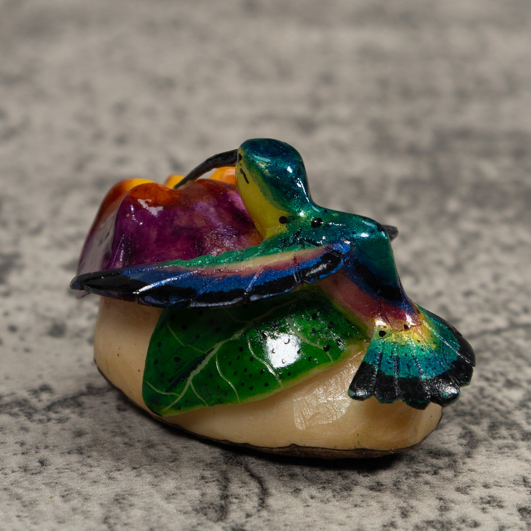 Hummingbird Tagua Carving