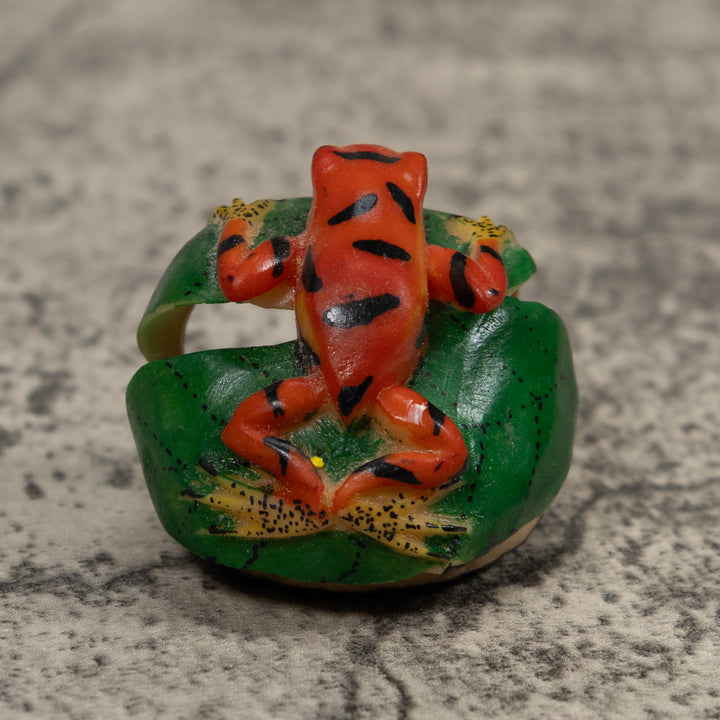 Poison Dart Frog Tagua Carving