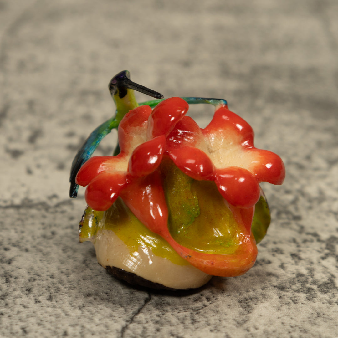 Hummingbird Tagua Carving