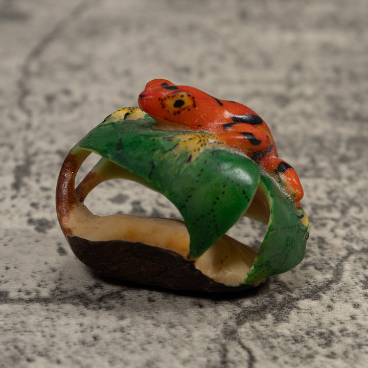 Poison Dart Frog Tagua Carving