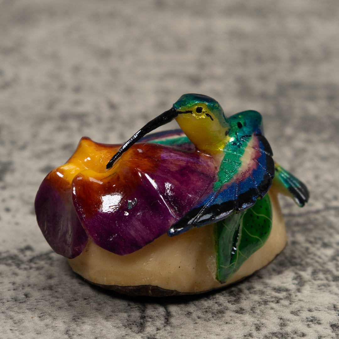 Hummingbird Tagua Carving