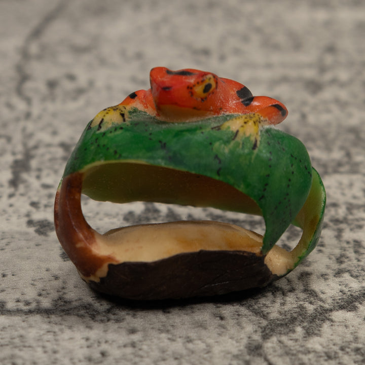 Poison Dart Frog Tagua Carving