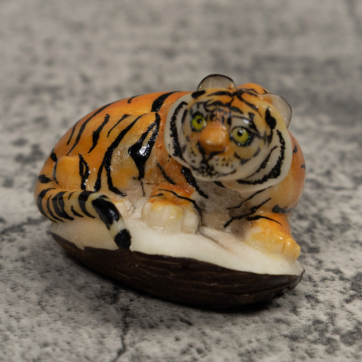 Bengal Tiger Tagua Carving