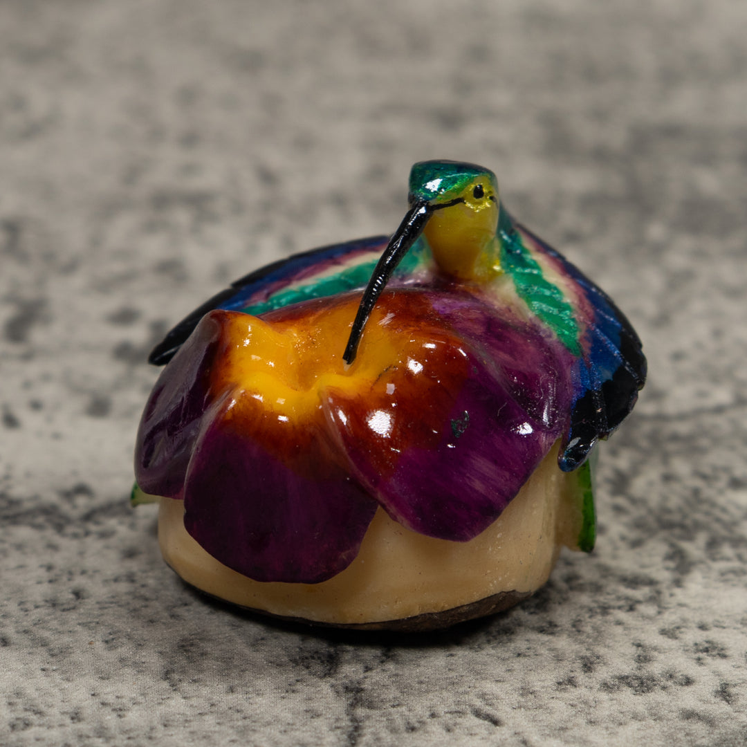 Hummingbird Tagua Carving