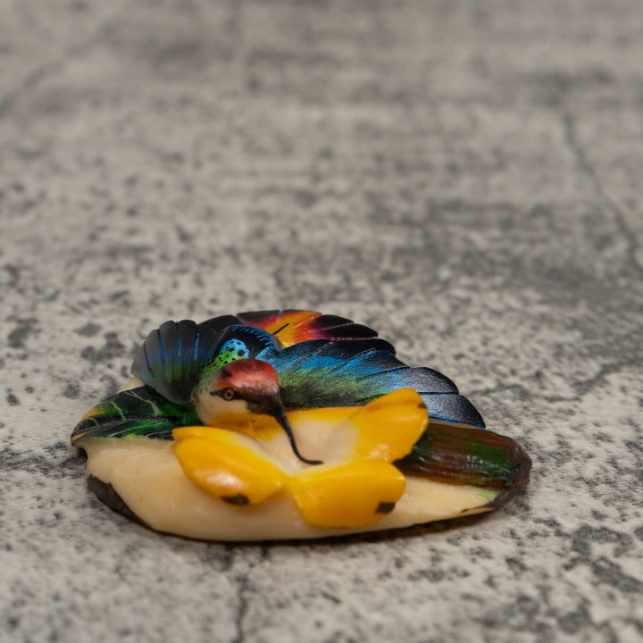 Hummingbird Tagua Carving