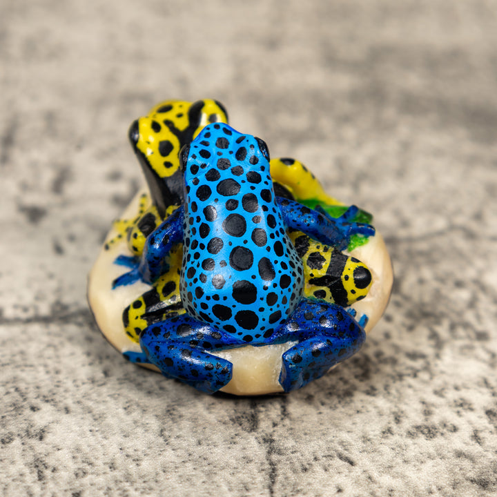 Two Poison Dart Frog Tagua Carving
