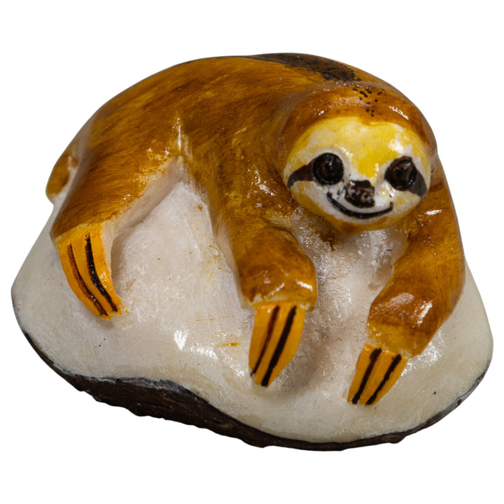 Jungle Sloth Tagua Carving