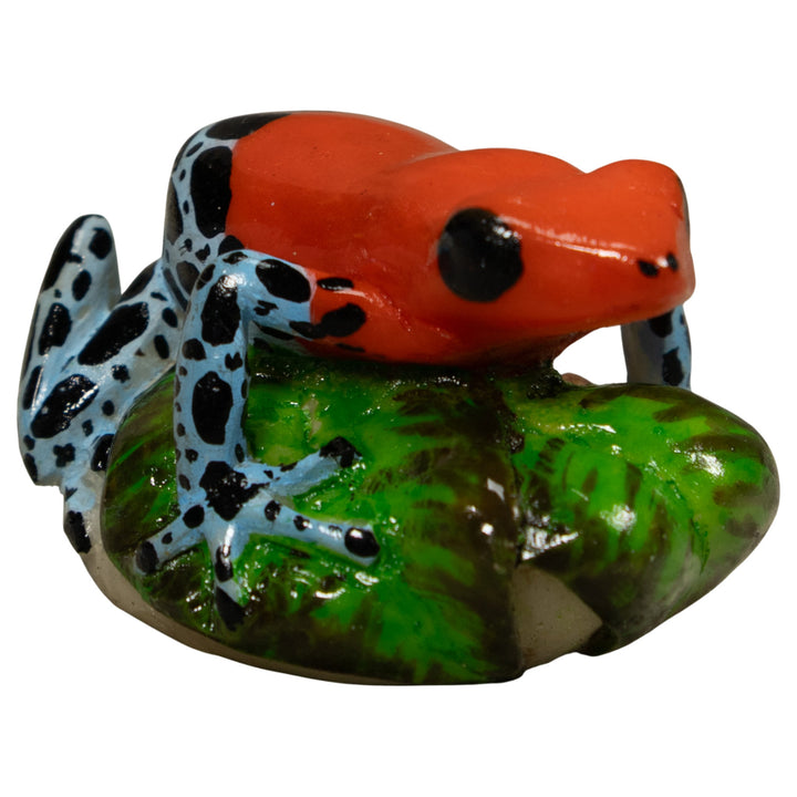 Red And Blue Poison Dart Frog Tagua Carving