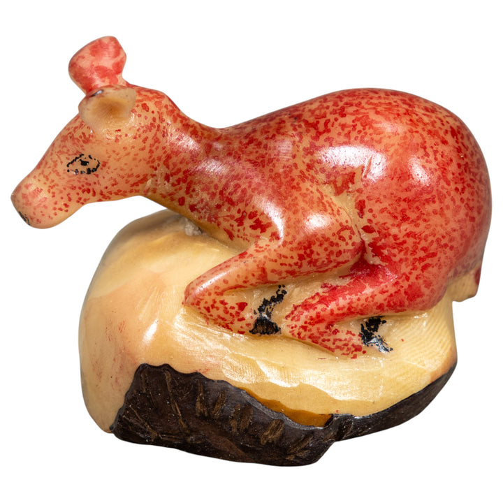 Rainforest Doe Deer Tagua Carving