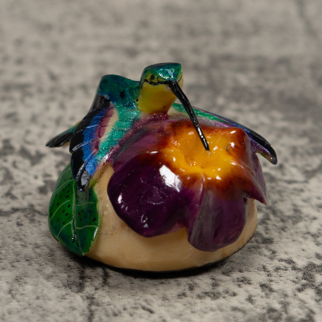 Hummingbird Tagua Carving