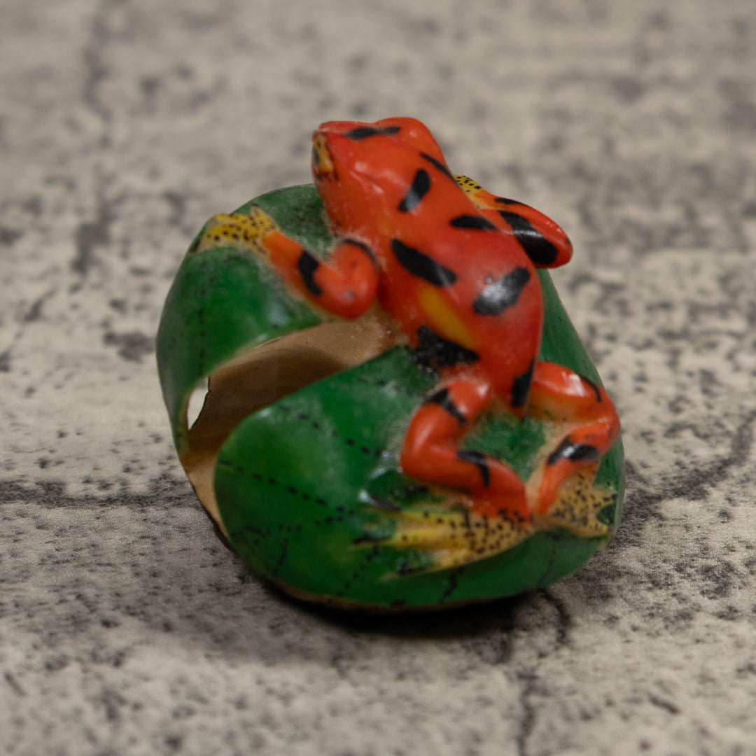 Poison Dart Frog Tagua Carving