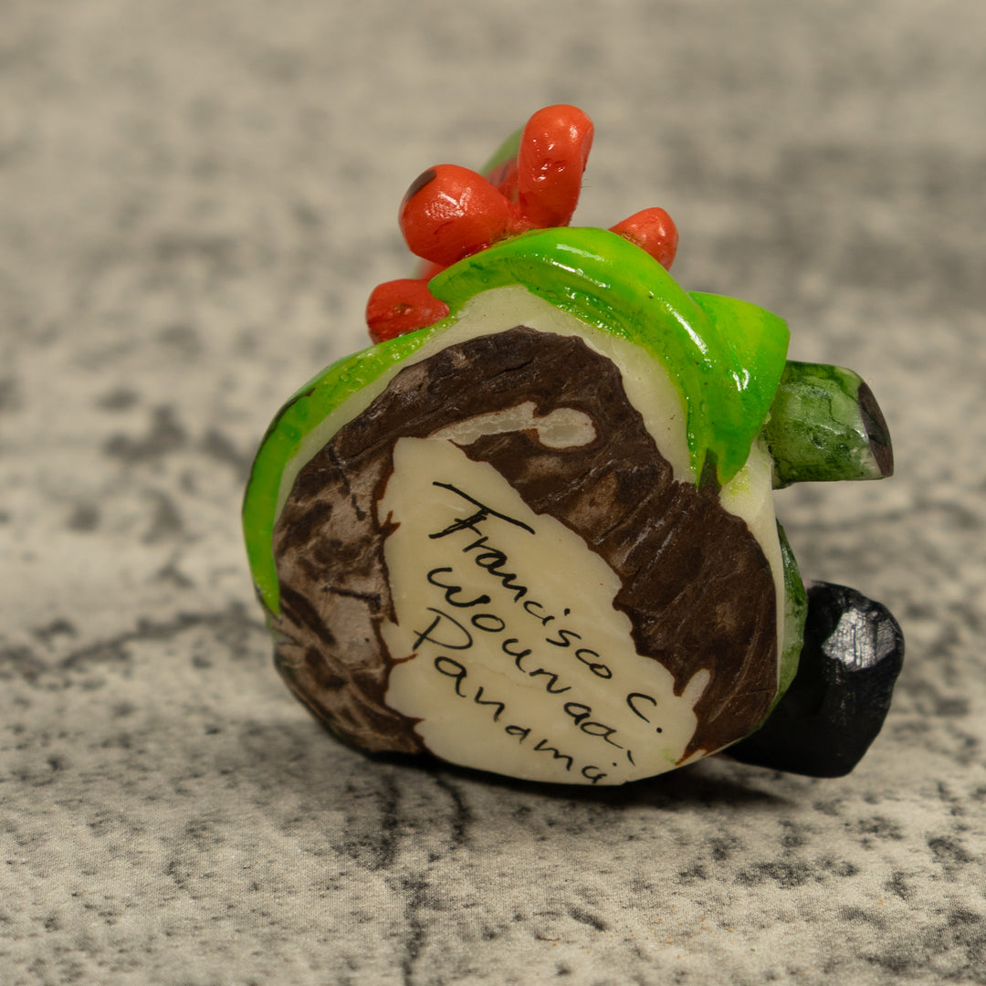 Toucan Parrot Bird Tagua Carving