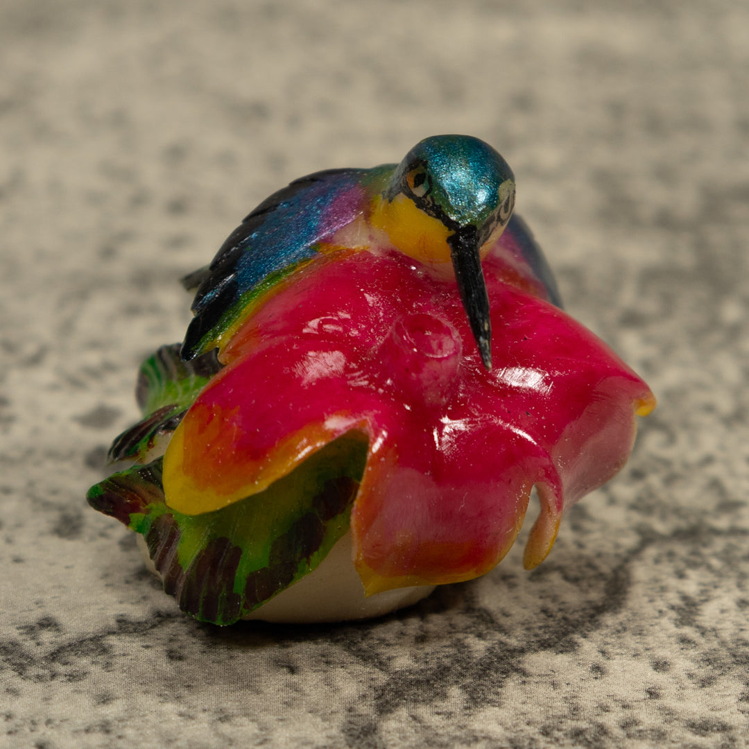 Hummingbird Tagua Carving
