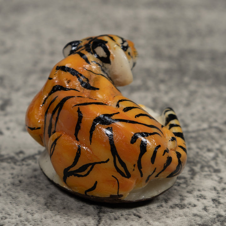 Bengal Tiger Tagua Carving