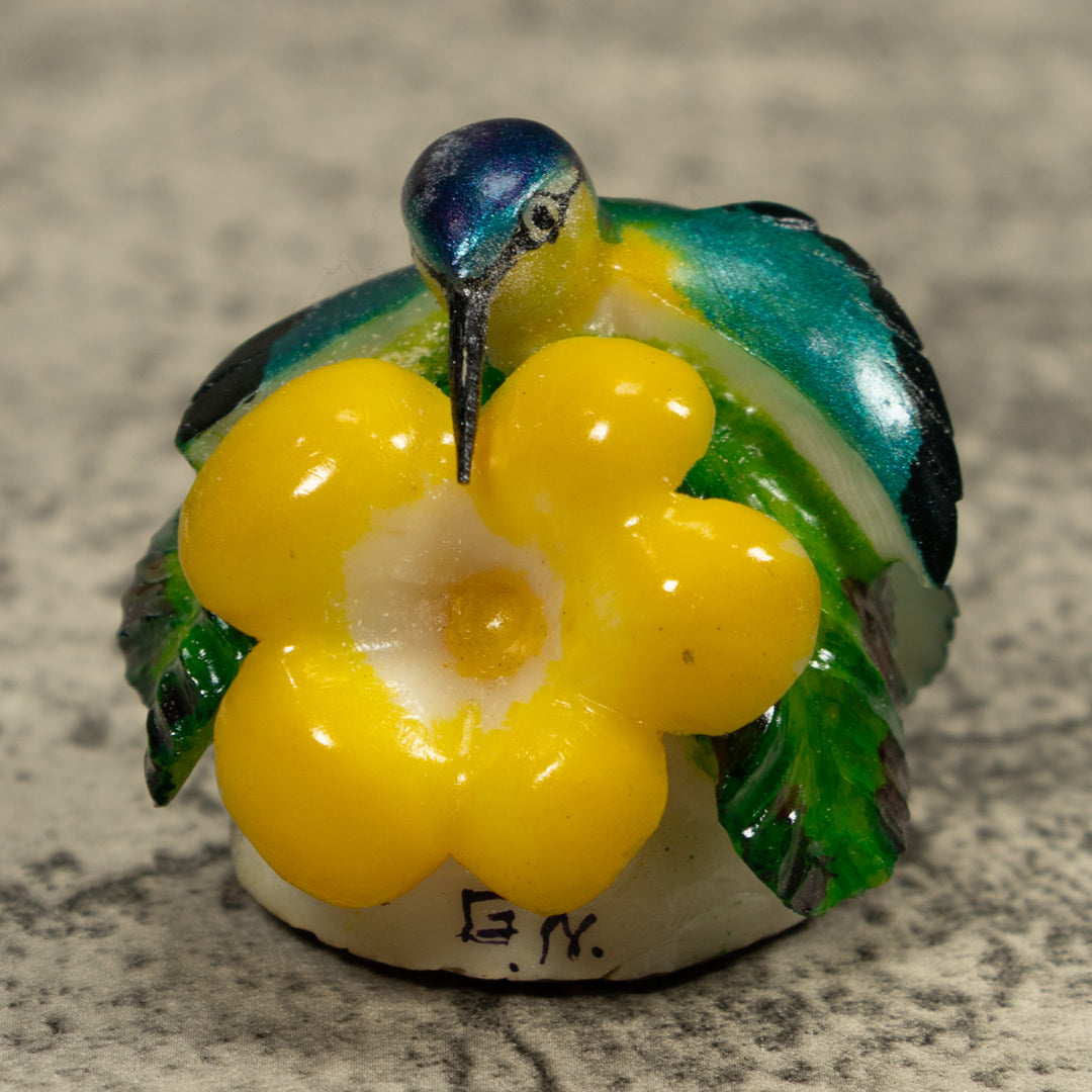 Hummingbird Tagua Carving